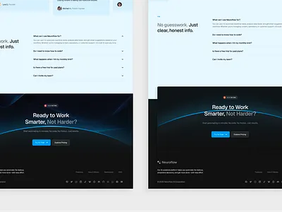 Footer Designs creative footers graphic design saas ui