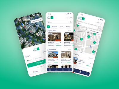 Saaei Real Estate App android design ios mobile app realestate ui ux ux ui