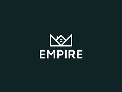 Real Estate Logo branding crown design empire graphic design home home logo house house logo illustration king logo logo design minimal palace queen real estate real estate company real estate logo vector