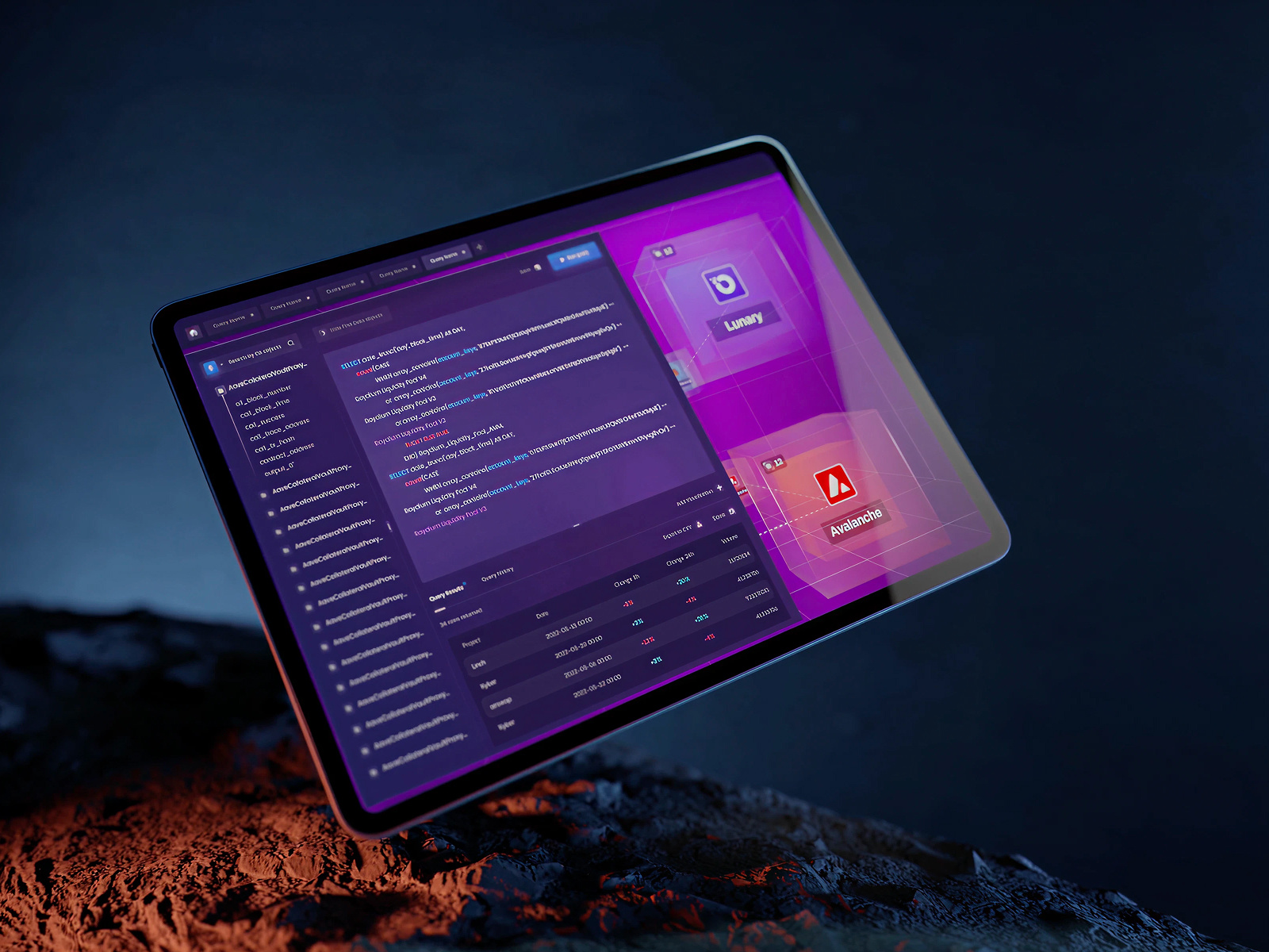Turning raw crypto data into visual decisions 3d ai animation app code crypto dark dashboard database defi exchange figma gradient minimal motion graphics prompt token ui web web3