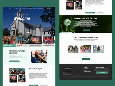 Church Landing Page
