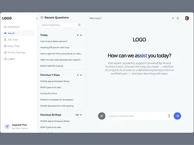 Light and Dark Mode Dashboard