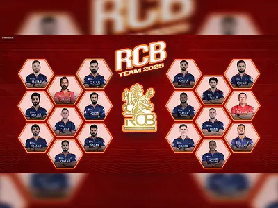 RCB 2025 Team Design graphic design