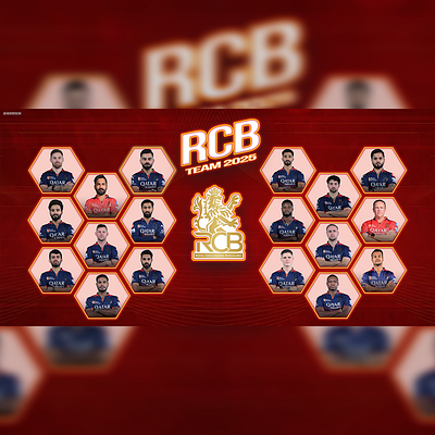RCB 2025 Team Design graphic design