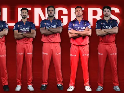 RCB 2025 Team Design graphic design