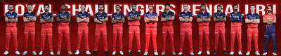 RCB 2025 Team Design graphic design