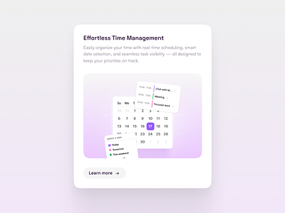 Smart Calendar UI — Schedule. Plan. Execute. branding design graphic design illustration logo product design typography ui ux vector