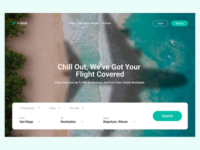 Flight Search #DailyUI 068 design ui ui design uiux uiux design user interface