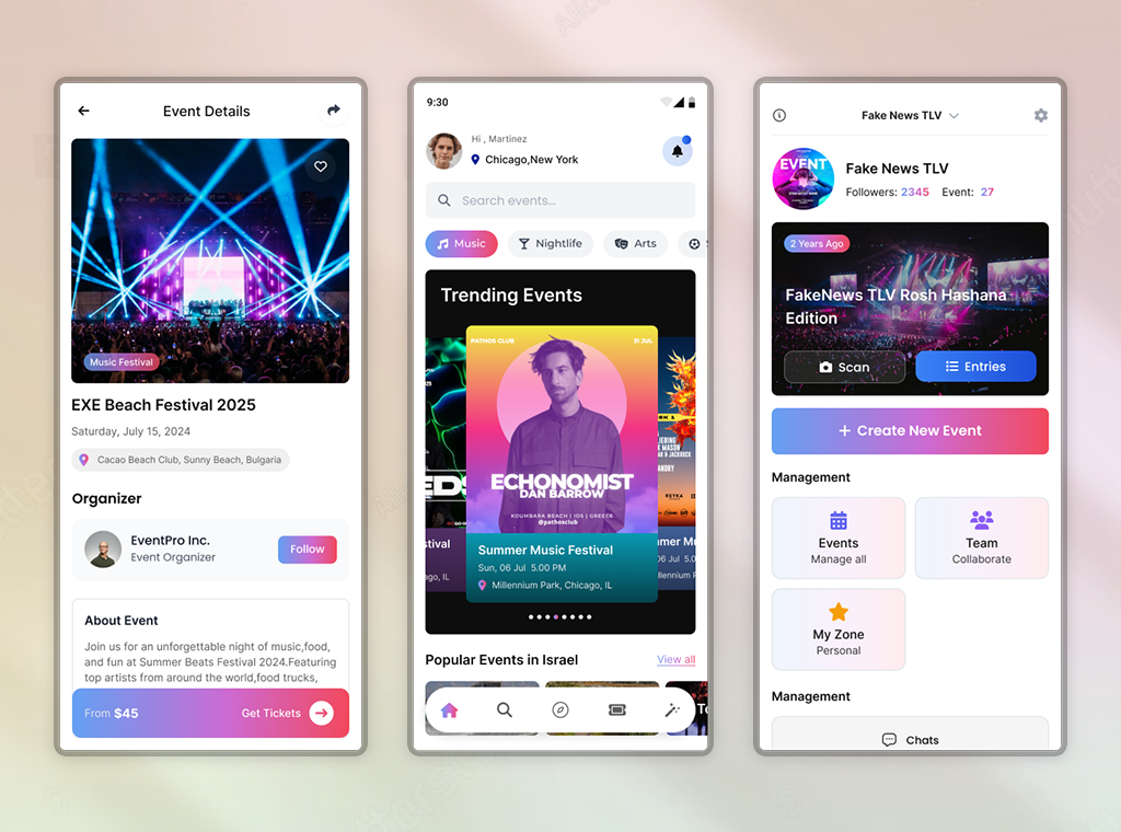 Event Apps Design by Asaduuzaman Abir on Dribbble