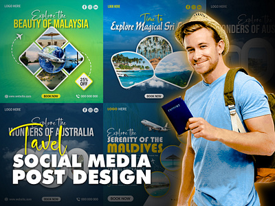 Travel Social Media Post Design agency travelbranding