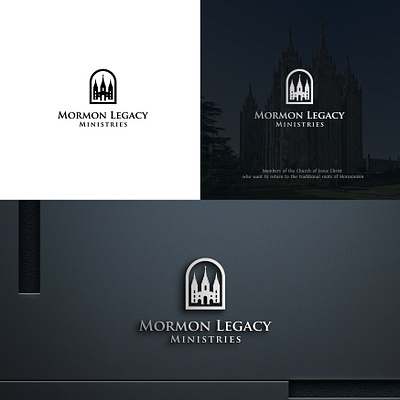 Mormon Legacy Ministries Logo Design 3d animation branding graphic design logo motion graphics religious ui