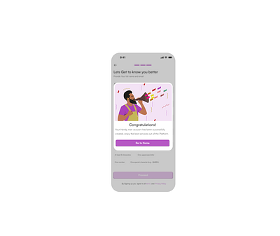 Confirmation screen app design mobileapp product design ui uiux user experience ux
