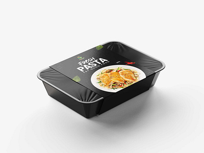 Pasta Food Container Label Design branding container container design design foodpackaging label label design packaging packaging design productdesign