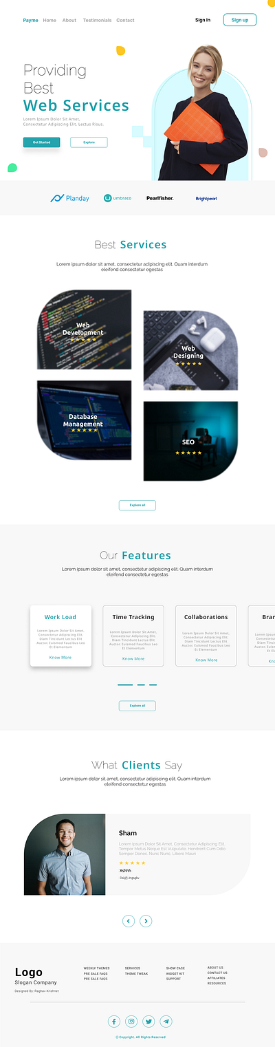 Payme design ui ux webdesign