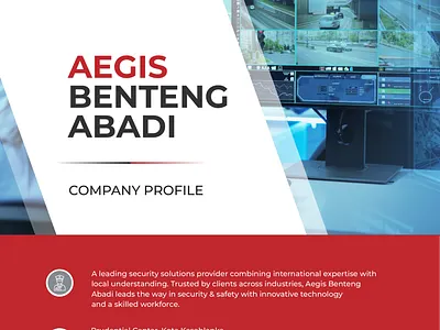 BEST COMPANY PROFILE "AEGIS" branding companyprofile design graphic design illustration logo