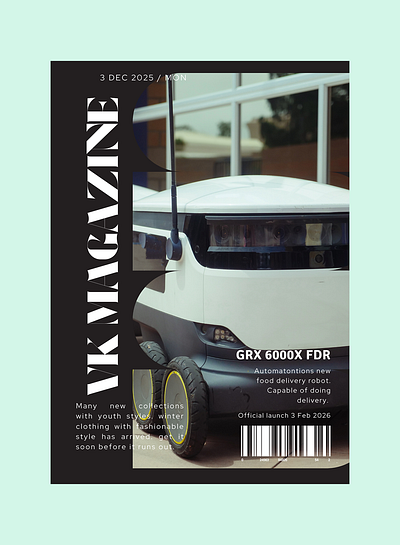 Magazine Cover - VK MAGAZINE ad canva cover design magazine
