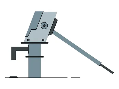 Village Hand Pump in Flat Vector Design digital art flat design graphic design hand pump icon vector art