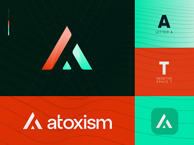 Atoxism Logo Design | A Logo | Modern Logo | Business Logo Mark abstract logo app logo brand identity branding business logo company logo creative logo icon identity letter logo logo logo design logo designer logomark logos modern logo monogram saas logo symbol