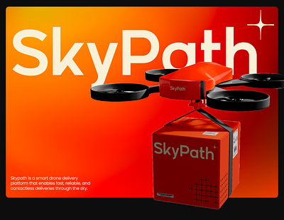 Skypath – Drone Delivery branding drone delivery futuristic design logistics app mobile app mobile app design product design uiux