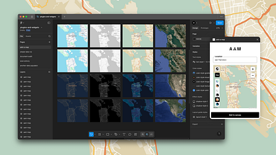 Add a Map figma map ui ux