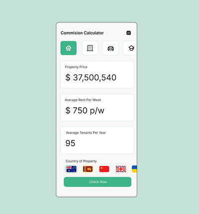 Calculator App #DailyUI Day 004 ui