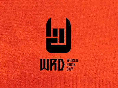 World Rock Day art artsigma branding day design icon illustration logo mark rock symbol ui world