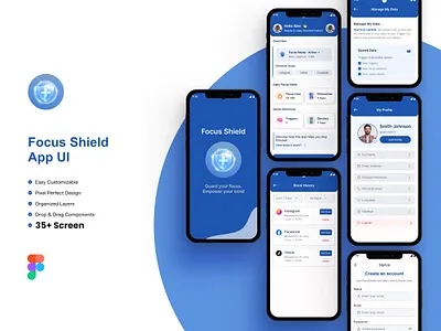 Focus Shield App UI