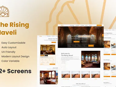 The Rising Haveli Website Ui