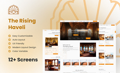 The Rising Haveli Website Ui