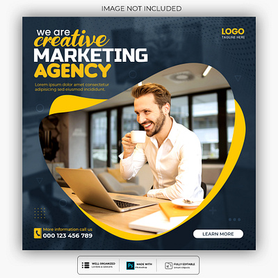 AD DESIGN TEMPLATE 3d animation branding design graphic design illustration logo motion graphics vector