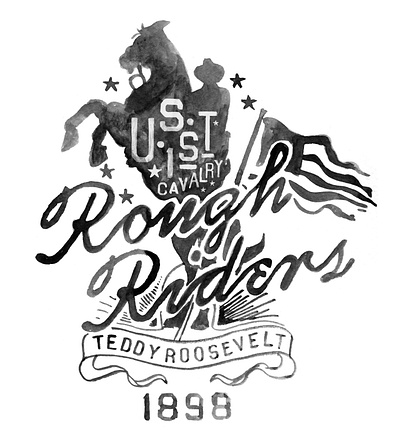 Historic Tee Graphic branding design graphic design hand done hand painted illustration logo print
