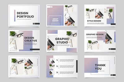 PORTFOLIO DESIGN TEMPLATE 3d animation branding design graphic design illustration logo motion graphics ui