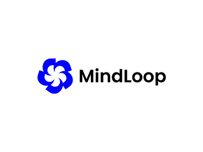 MindLoop Logo Mark abstract logo ai logo branding business logo company logo corporate creative logo crypto logo design logo design logomark logotype mind logo mindloop mindloop logo minimal logo minimalist logo modern logo saas logo web3 logo