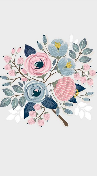 Floral Illustration 3d animation branding design floral illustration graphic design illustration logo motion graphics ui vector