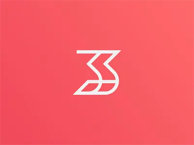 Minimalist Line Art Logo Design of Number 33 3 33 abstract brand identity branding contemporary creative design graphic design logo design minimalist modern monogram number numeric simple startup studio tech visual identity