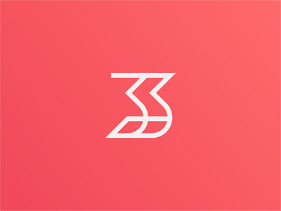 Minimalist Line Art Logo Design of Number 33 3 33 abstract brand identity branding contemporary creative design graphic design logo design minimalist modern monogram number numeric simple startup studio tech visual identity
