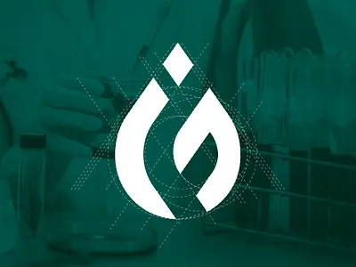 GF Ingredients - Logo design drop gf illustrator ingredients logo monogram