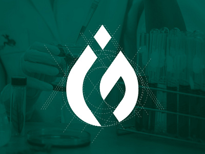 GF Ingredients - Logo design drop gf illustrator ingredients logo monogram