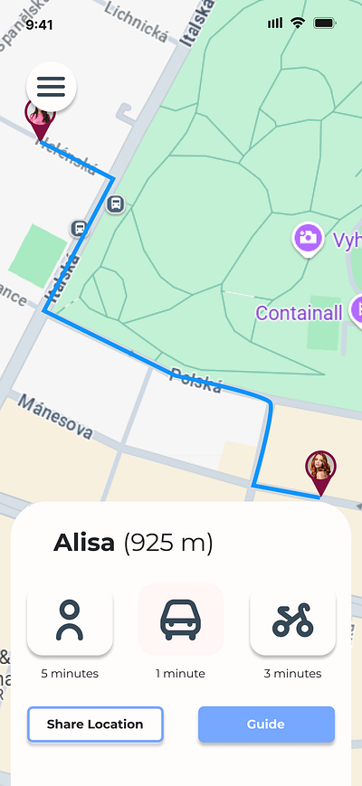 DAILY UI CHALLENGE Day 20: Location tracker dailyui design ui ux