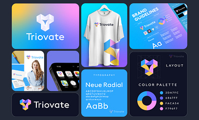 Introducing Triovate — Where Innovation Meets Design branding branding identity corporate identity creative logo creative logo design design graphic design illustration logo design minimalist logo design typography ui unique logo