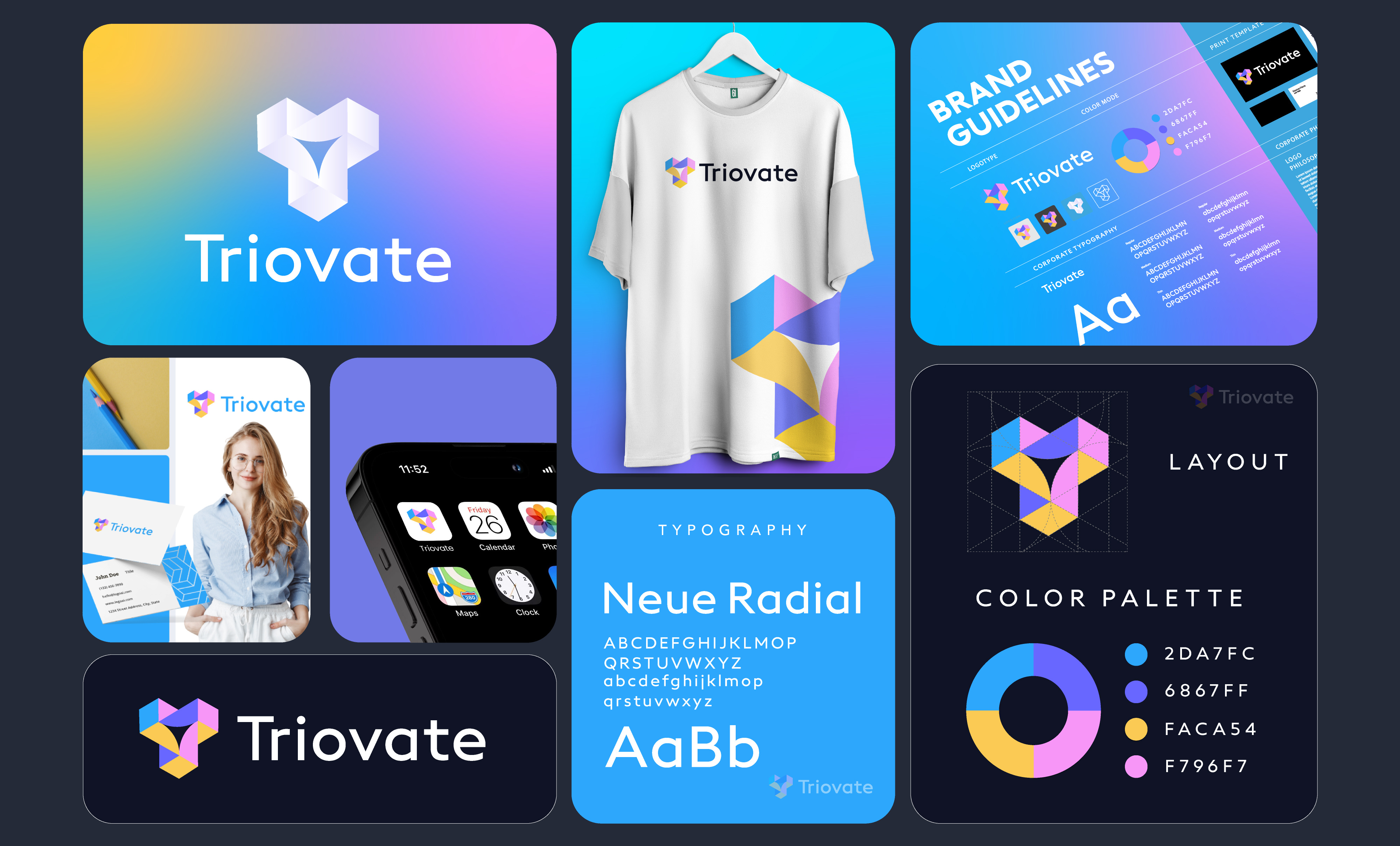 Example of Minimalist Logo With Brand Style Guide