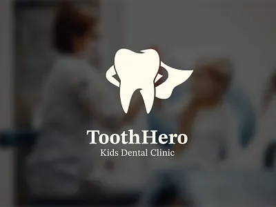 Kids Dental Clinic Logo. Tooth Superhero Logotype Brand Identity brand identity branding childrens dental clinic logo creative logo dental center dental logo graphic design graphic designer healthcare logo kids logo medical logo medicine logo pediatric dentistry superhero logo teeth sign tooth logo tooth symbol