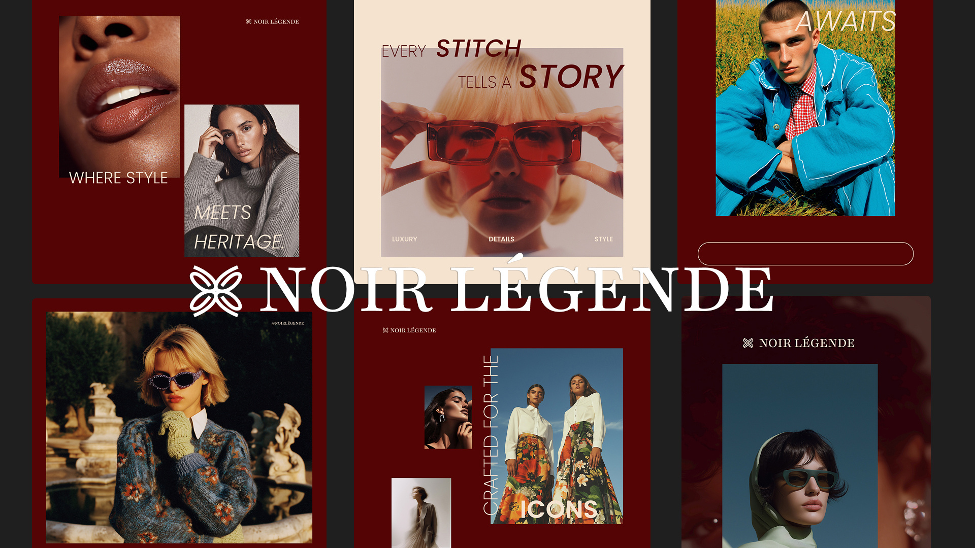 Social Media Post Design For Noir Legende adobe photoshop content design e commerce elegant fashion branding fashion marketing femnine graphic design instagram post design instagram story italian fashion luxury fashion design luxury marketing marketing mimialism fashion minimalist modern fashion social media visual design women