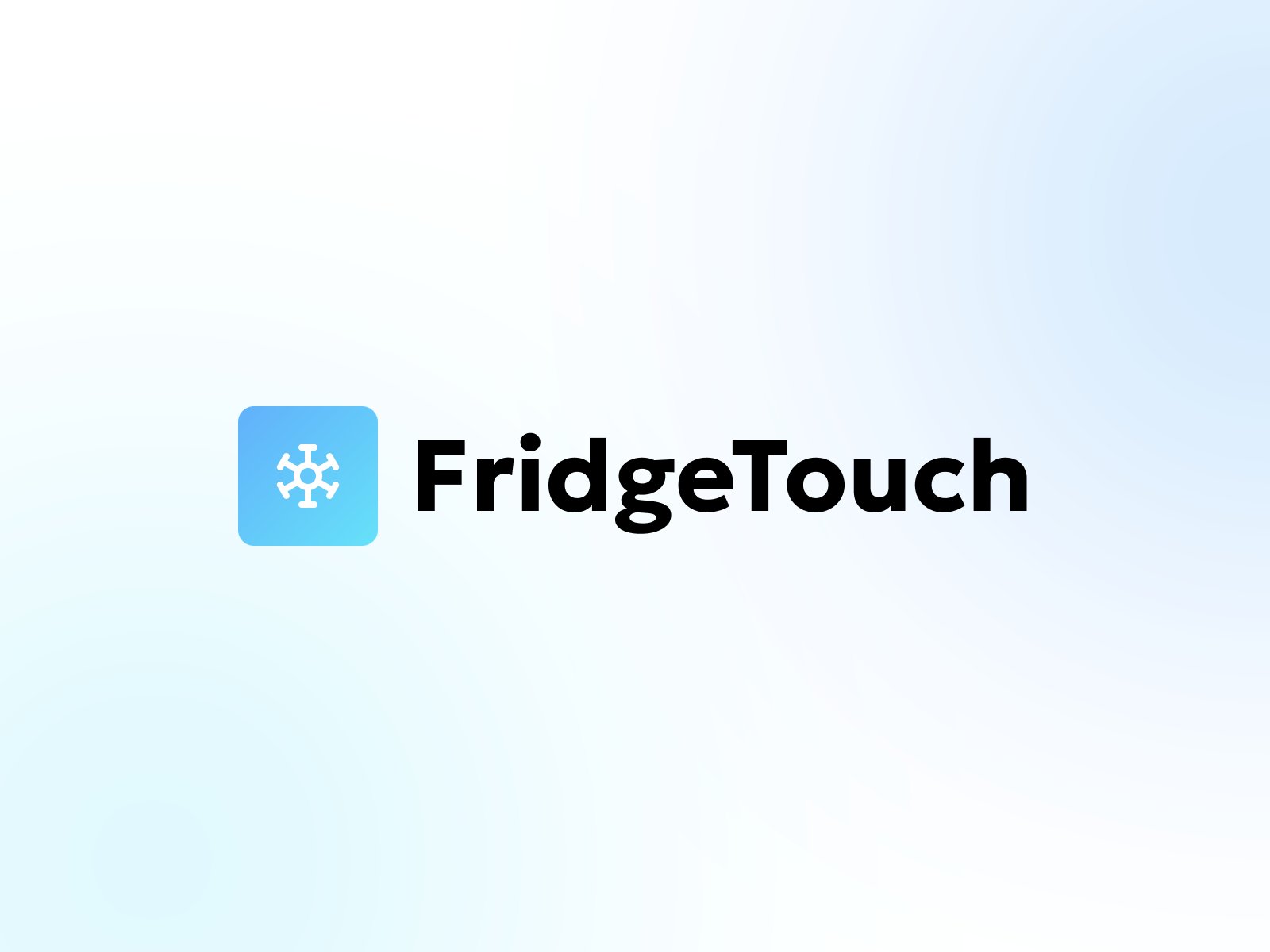 FridgeTouch - On/Off Switch app branding design graphic design typography ui ux vector