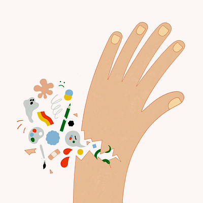 Injury abran animation branding design digitalart drawing graphic design illustration injury medicine ui vector