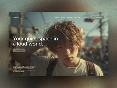 Modern Hero Section - Midjourney 3d animation branding figma graphic design hero section landing page midjourney motion graphics ui web design