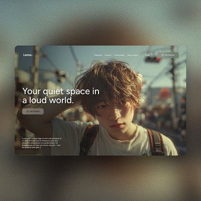 Modern Hero Section - Midjourney 3d animation branding figma graphic design hero section landing page midjourney motion graphics ui web design