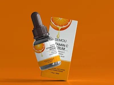 Vitamin C Serum Label Design – Brighten & Glow jahidjij