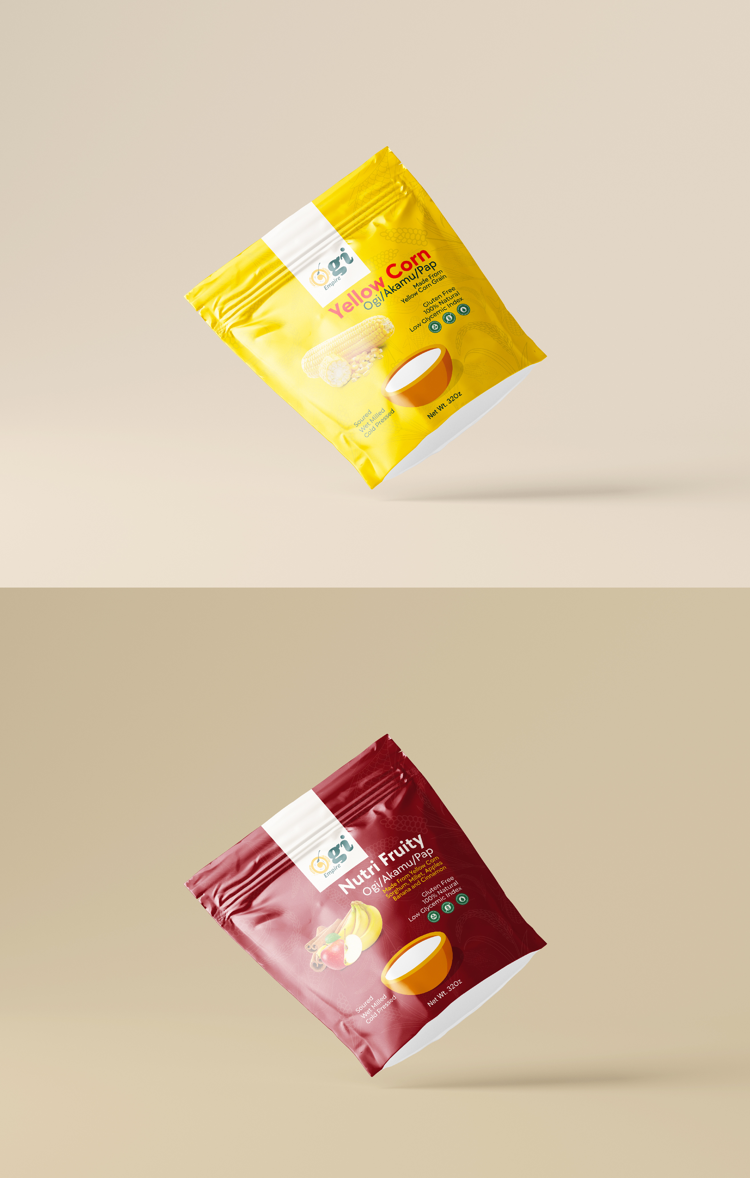 Pouch Packaging Design – 10 Flavor Series food pouch pack jahidjij