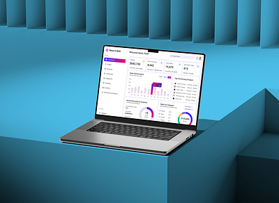 Ecommerce Dashboard Design - Warp & Weft — A Sustainable Fashion admin panel crm dashboard design dashboard ui data visualization ecommerce design fashion brand product analytics sales dashboard ui design ux design web app design